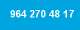 964 270 48 17 964 270 48 17